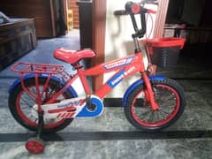 red and blue color cycle recently bought in good condition for sale