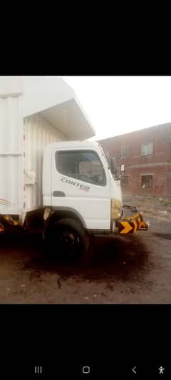 fouco canter with 33ft container mazda truck