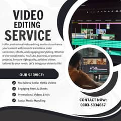 Professional video Editor and Social media manager