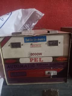 PEL stabilizer 8000 w new condition all good 10 by 10