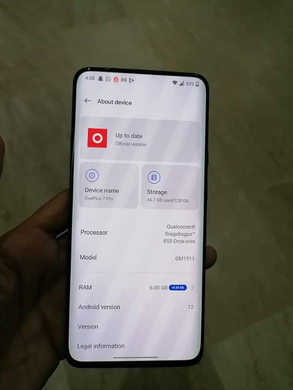 one plus 7 pro official approved one sim 1