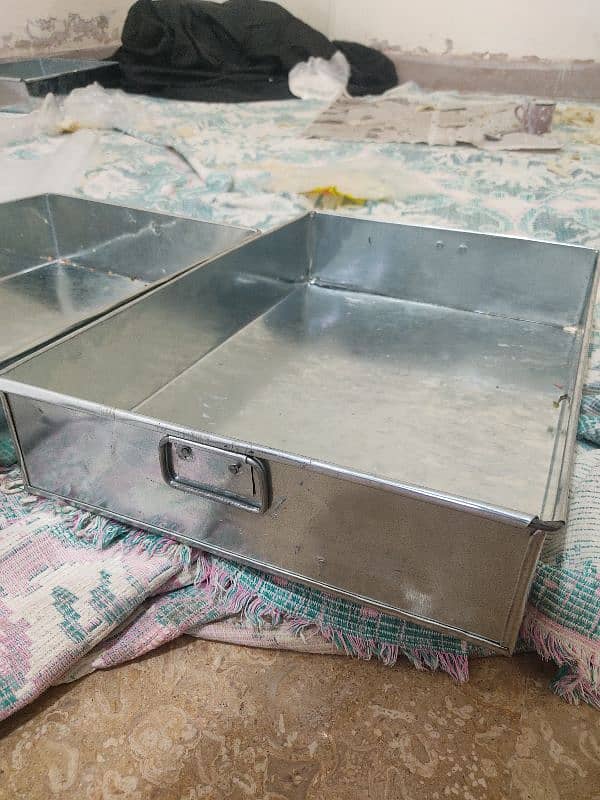 Steel trays 1