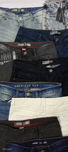 kids and mens denim jeans pents