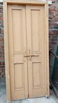 wood door