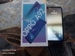 Oppo A92 with box and a free phonecase