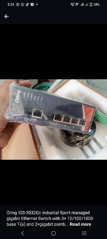 Oring IGS-3032Gc switch 2