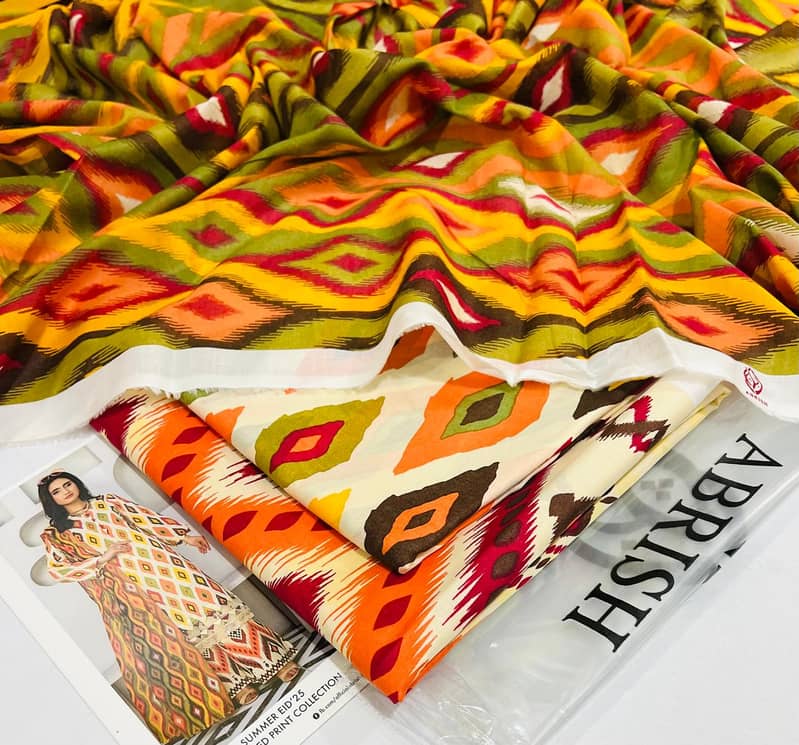 ABRISH  Original /3pc /Printed / lawn Collection/ new articles/sale 3