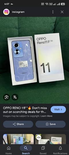 Oppo Reno 11f 5G 10/10 condition