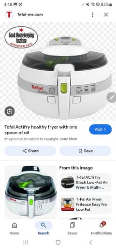 tefal air frier fryer imported new