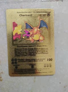 Charizard rare gold pokemon card 120/4