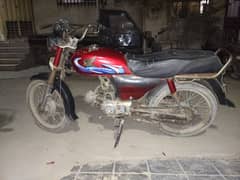 Honda CD-70 Model 2010 Punjab num