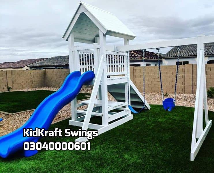 kids Slide/Swings/Kids rides/jhula/Spring rider/jungle gym/gazebo/bar 17