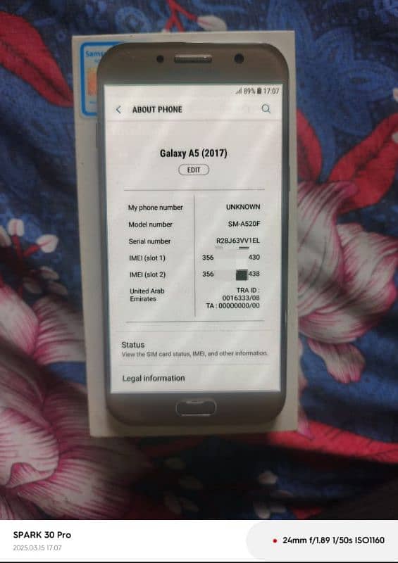 Urgent Sale Samsung A5 2017 10