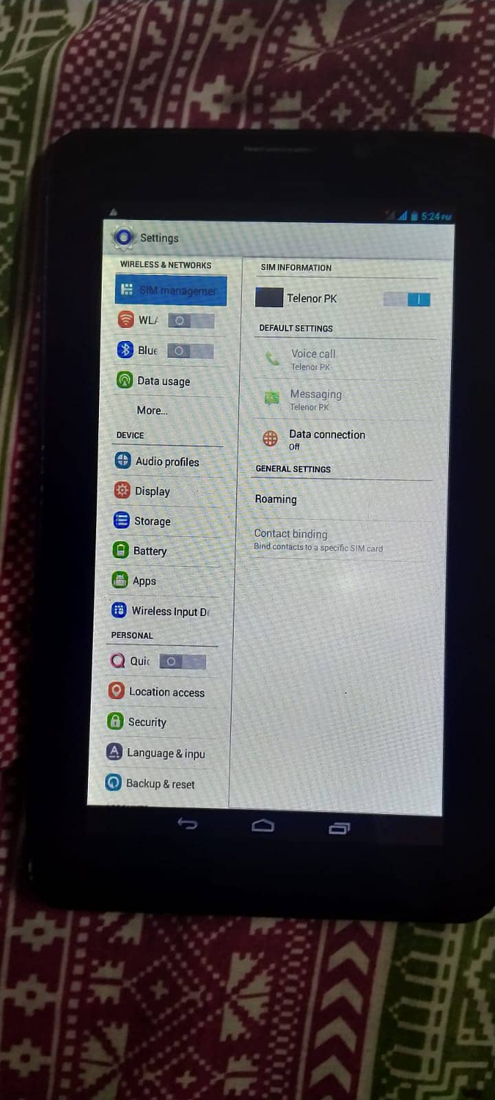 QTab Q100 – SIM Supported Tablet 3