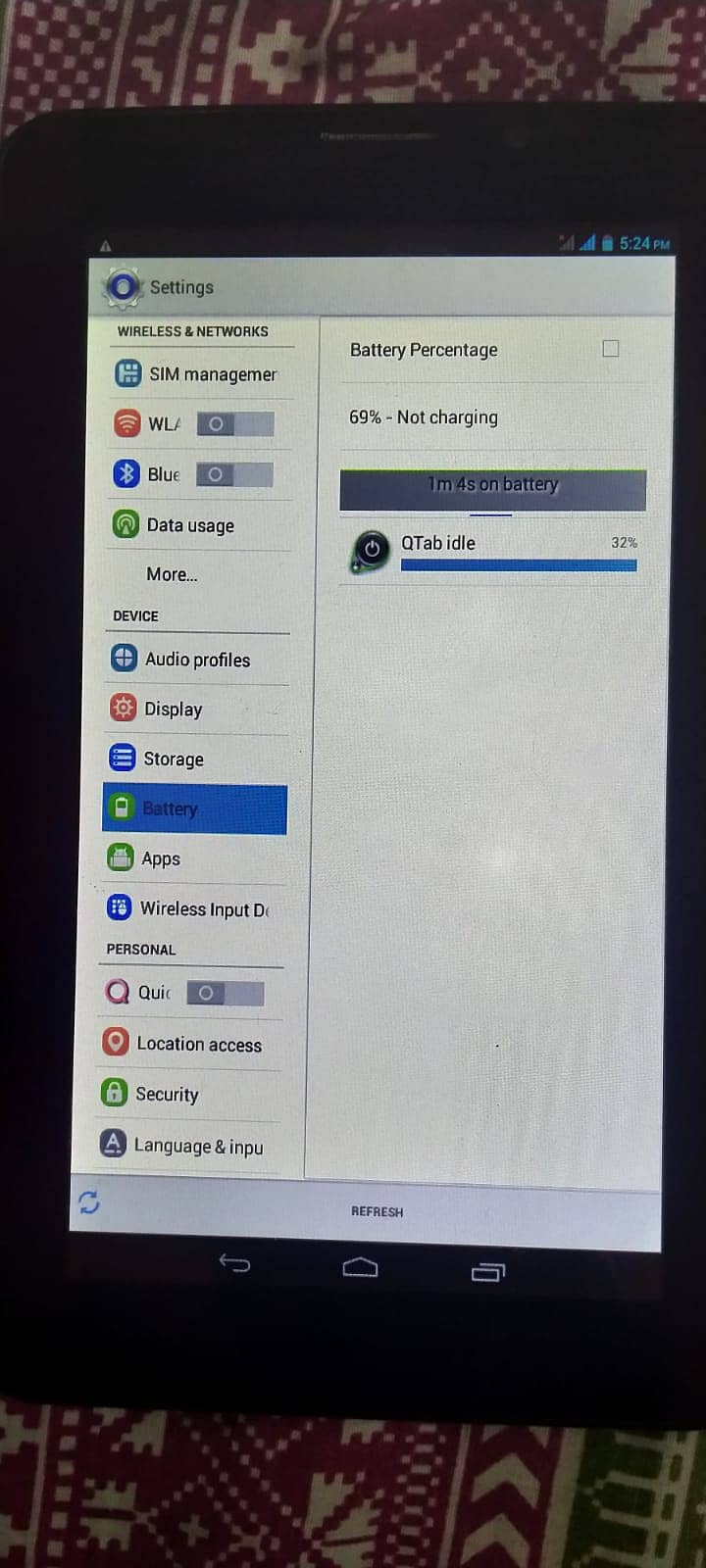 QTab Q100 – SIM Supported Tablet 5
