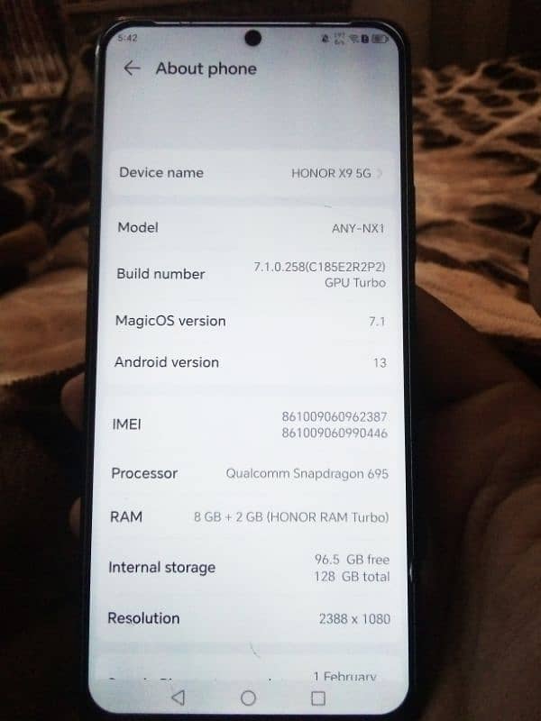 Honor x9 5G for Sale 3