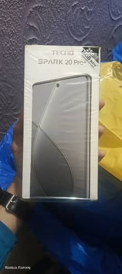 Tecno spark 20 pro plus all with box 8/256