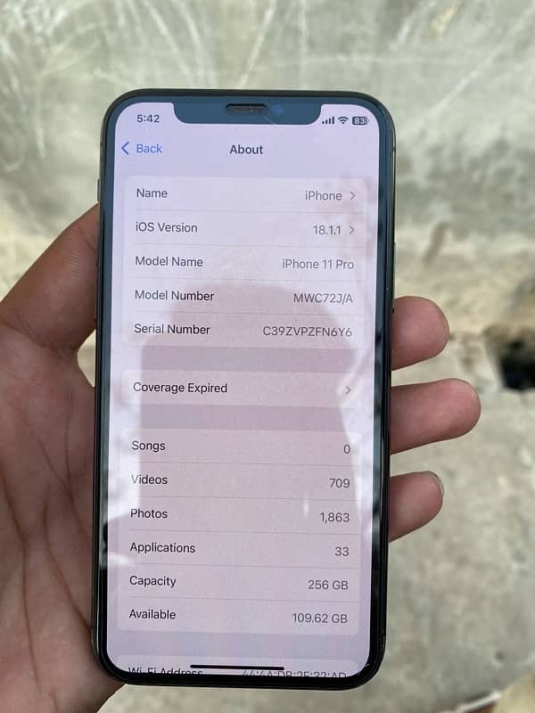 iphone 11  pro 256 gb factory unlock 5