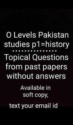 Topical Question bank For levels  history including (section 1,2,3)