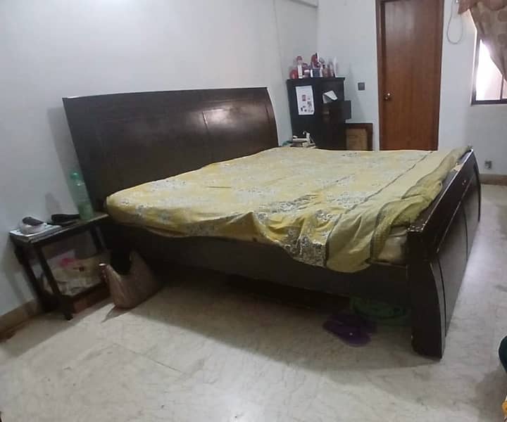 king size bed - wooden 1