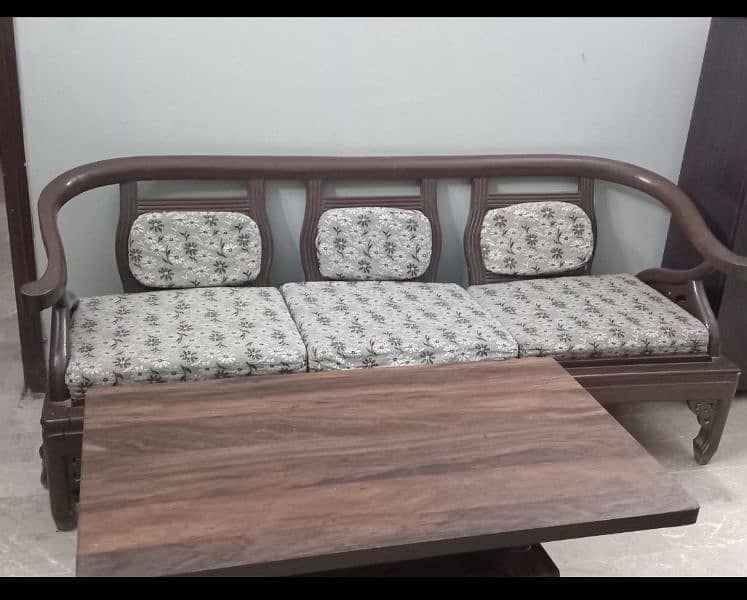 wooden Sofa 5 seater 0