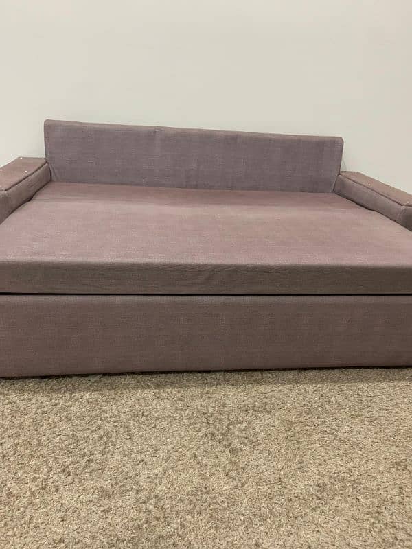 Stylish & Comfortable moltyfoam Sofa convertable Bed in 3steps 1