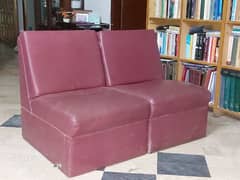 Single seater sofa x2 in OK condition.