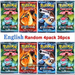 Pokémon booster pack Random 4 packs