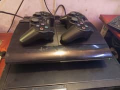 Ps3 ultra slim jailbreak 500gb 30 games installed 2 controllers