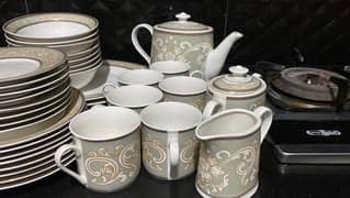 dinner set for 8 servings + tea set