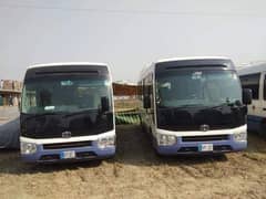 Coaster, hiace and Other vehicles available on rent