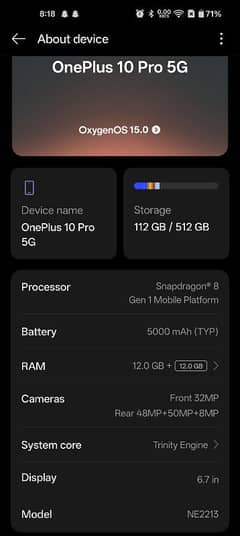 One Plus 10 Pro