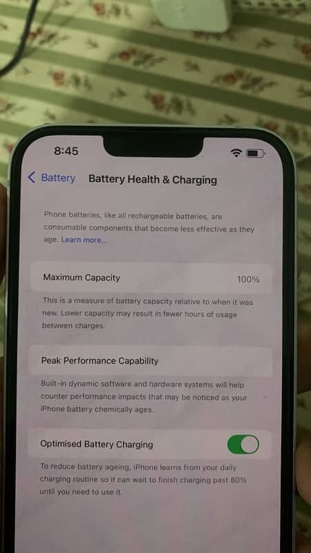 Iphone 14 plus only kit 100 health 10/10 wtsapp:0344/41350/72 1