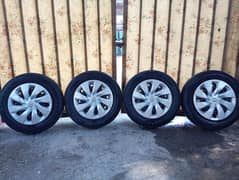 Yokohama 165/70/R14, 14 inches Tyres with Original Rims ( japaneese )