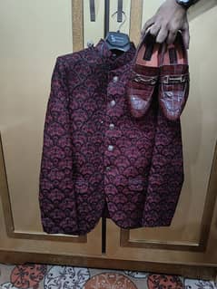 Pair of Prince coat and shoes like new used only 2 /3 time