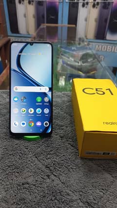 Realme C51 black colour with box