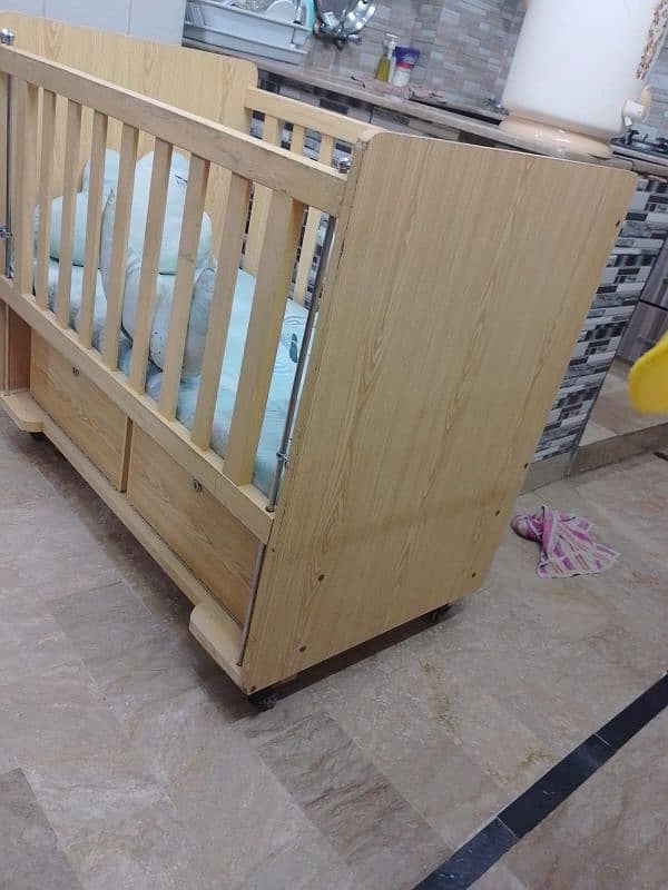 Wooden Baby cot 1