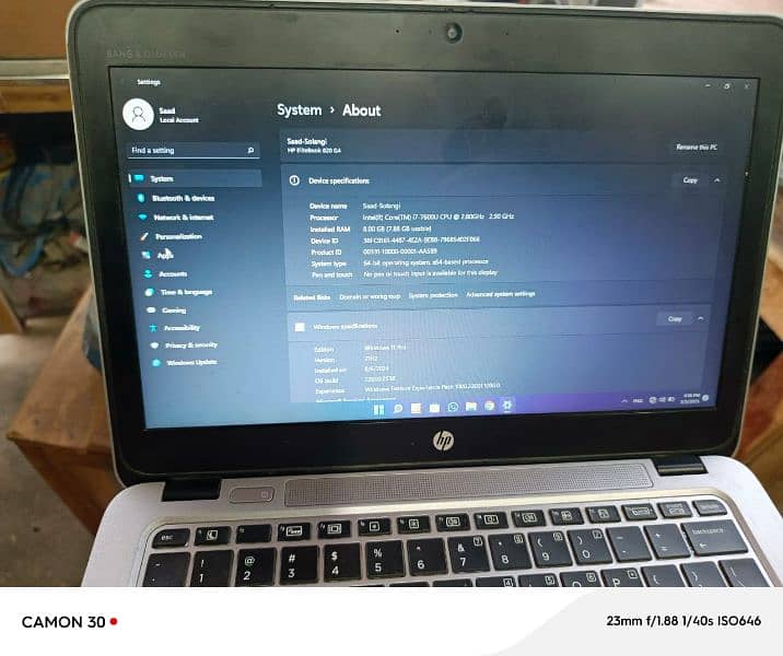 HP Elite Book Core i7 7th generation 0