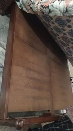 almost new condition  pure sheesham wood without mattress