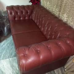 2 seater Slightly used Leather sofa for sale