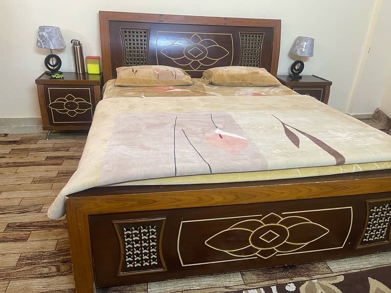 wooden bed set 1