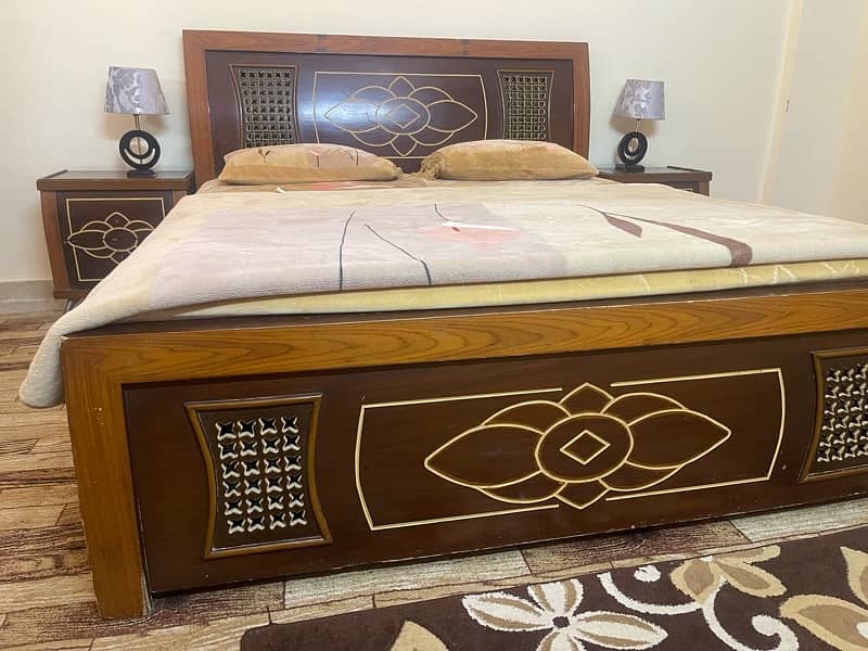 wooden bed set 4