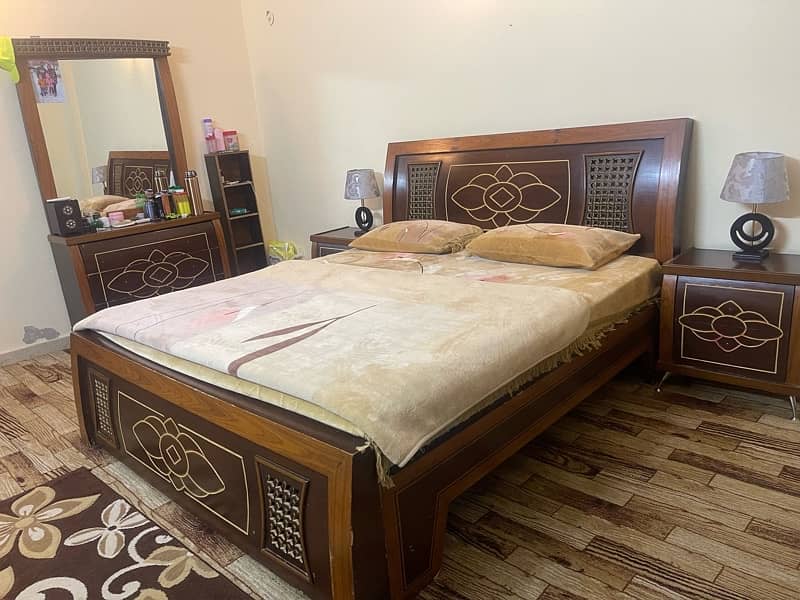 wooden bed set 6