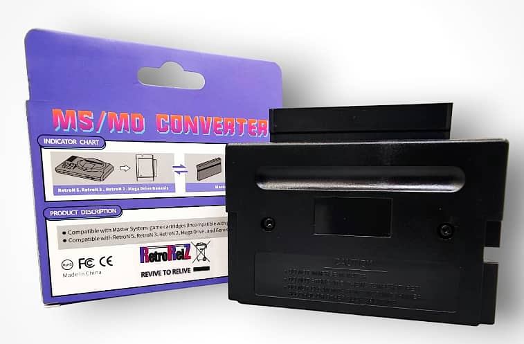 Master System Game Adapter & Converter For Sega Mega Drive Genesis 1