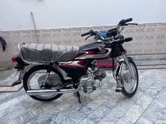 Honda CD 70 black 2025 model