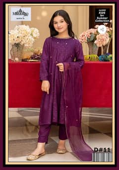 Sale Sale Sale Embroidered purple stylish suit