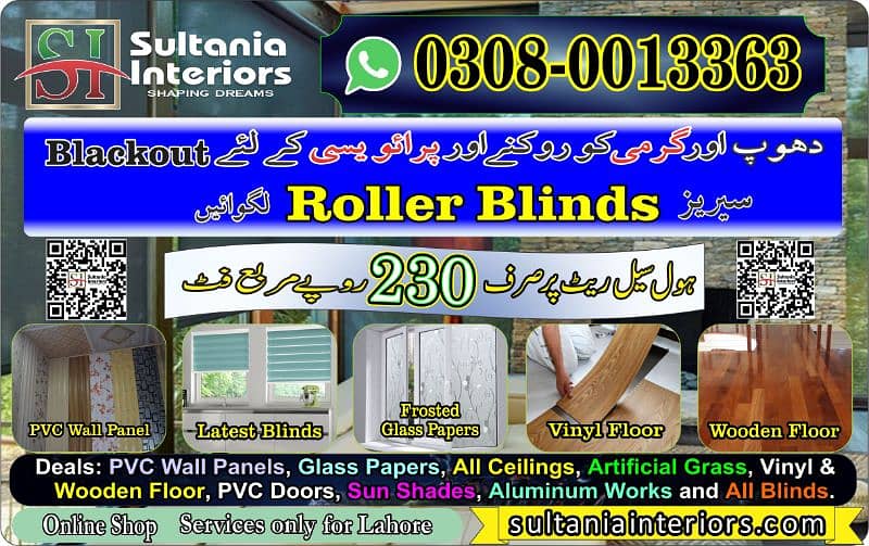 Window Roller Blinds Zebra Blinds PVC Wall Panels 2x2 Ceilings. 10
