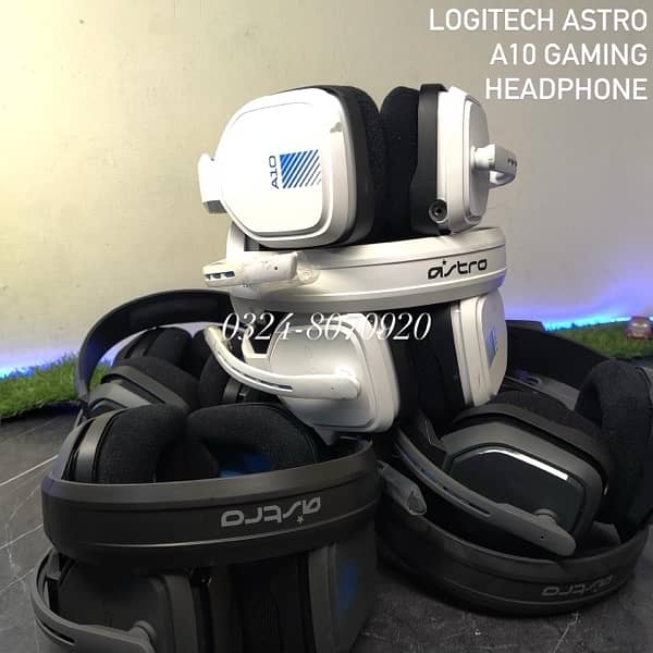 Logitech Astro A10 Wired Gaming Headset For PC PS XBOX Mac Headphone 2 2