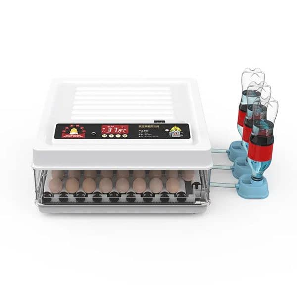 70 Eggs Intelligent Incubator Full Automatic AC-DC 5