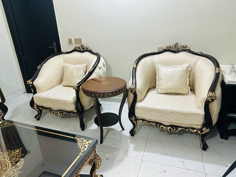 7 seater sofa set and Tables Royal Premium in quality 2